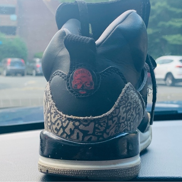 Nike Air Jordan Spizike BG Black Varsity Red Cement Grey 317321-034 Sz 6.5Y - Picture 12 of 16